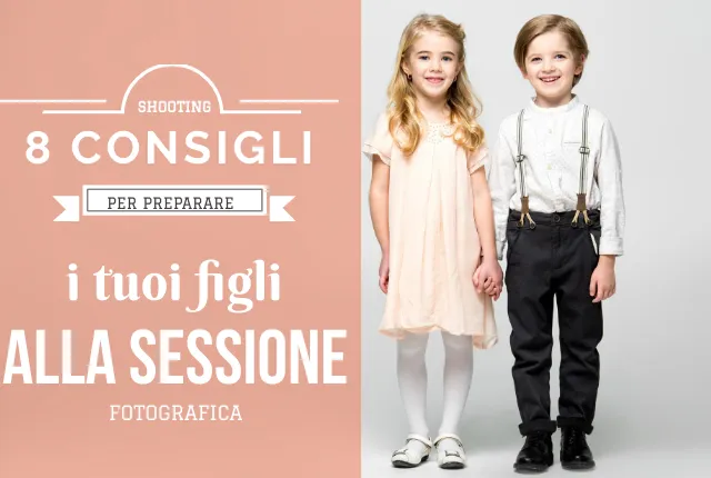 come preparare i bambini alla sessione fotografica